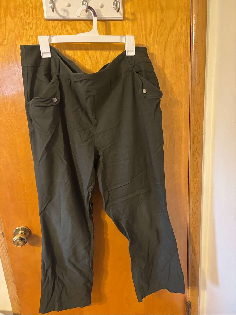 Nicole Miller forest green dress pants